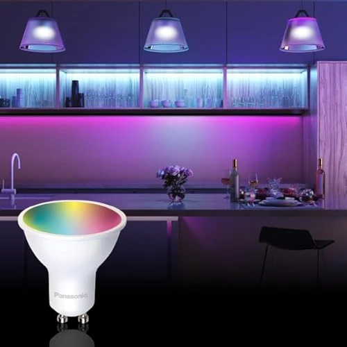 Panasonic Led Akıllı Bluetooth Wi-Fi Rgb Gu10 Lamba 4W - Resim 3