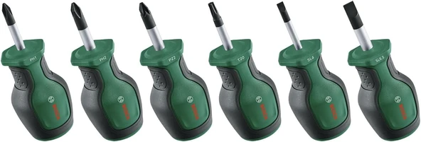 Bosch Kısa Tornavida Seti 6 Parça ürün görseli 1