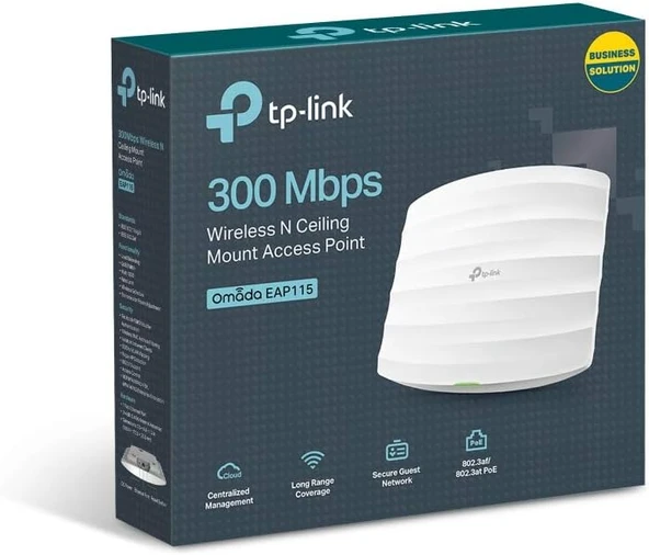 Tp-Link Eap115, 300Mbps Kablosuz N Tavan Tipi Access Point - Resim 4