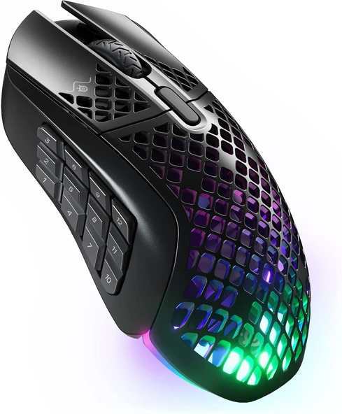 Steelseries Aerox 9 Wireless Gaming Mouse - Ultra Hafif Mmo/Moba - 89 G - 18 Programlanabilir Buton ürün görseli 1
