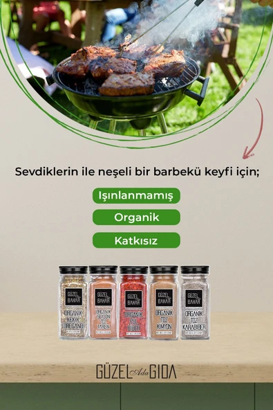 Güzel Ada Gıda Organik Kimyon 2x60 gr - Resim 2