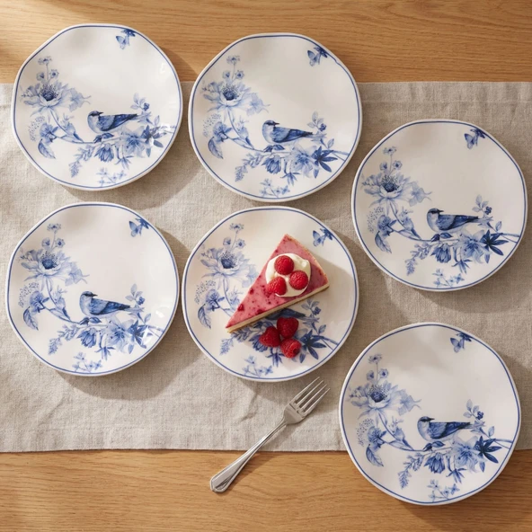 Güral Porselen 6'lı Nesrin 19 Cm Pasta Tabağı 1891 ürün görseli 1