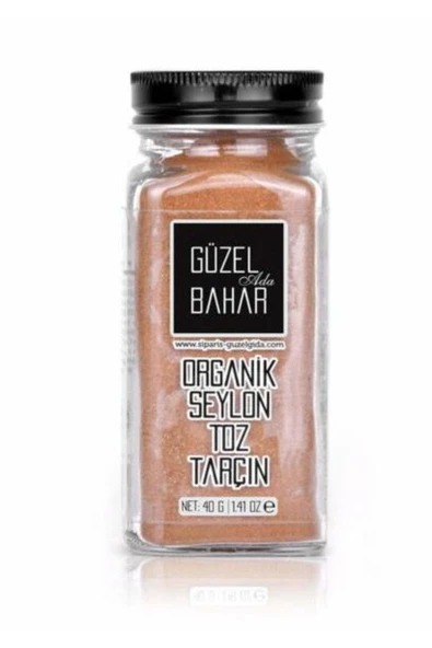 Güzel Gıda Organik Seylan Toz Tarçın 40 g ürün görseli 1