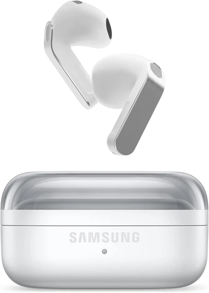 Samsung Galaxy Buds4, Beyaz, Metal Gövde, 1 Yollu Hoparlör, Ultra Net Arama Sesi, Adaptif Gürültü Ko ürün görseli 1
