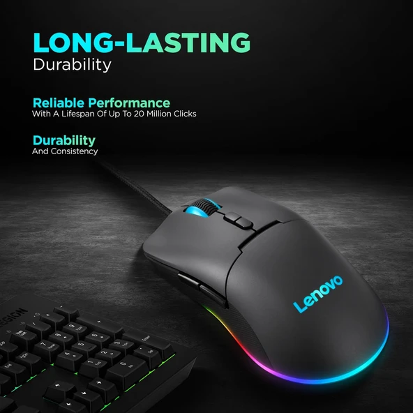 Lenovo M210 Rgb Gaming Mouse - Resim 4