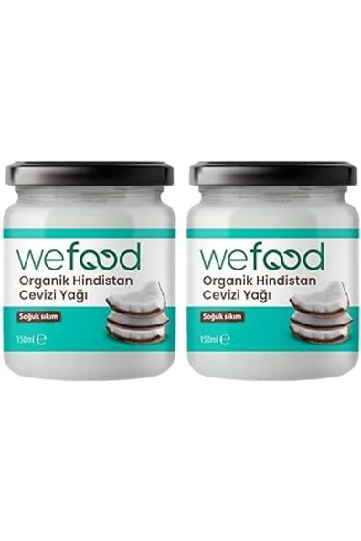 NETWORK ART Wefood Orgaik Hidista Cevizi Yağı 150 Ml 2'Li (Soğuk Sıkım) ürün görseli 1