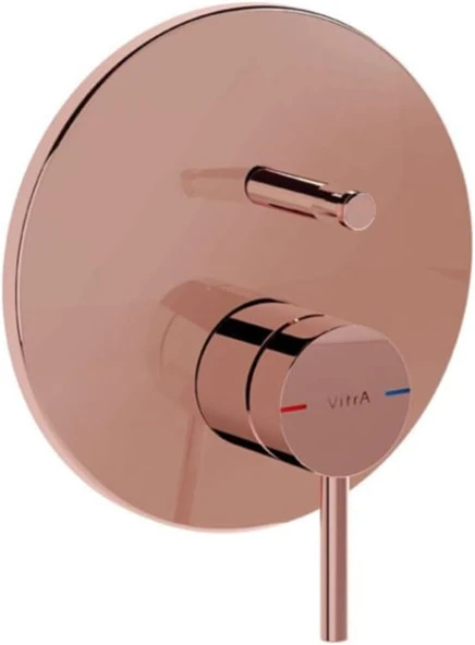 Vitra Origin A4262026 Ankastre Banyo Bataryası, Sıva Üstü, Bakır ürün görseli 1
