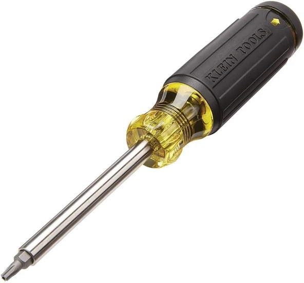 Klein Tools 32307 Çok Uçlu Manipülasyon Emniyetli Tornavida, 27'Si 1 Arada Torx, Altıgen, Tork Ve İn ürün görseli 1