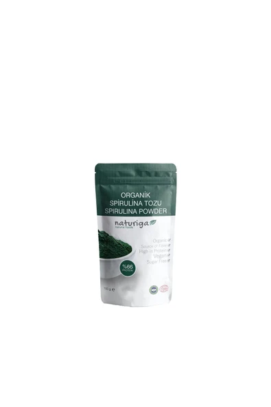 Naturiga Organik Spirulina Tozu 100 Gr ürün görseli 1