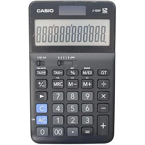 Casio J-120F 12 Hane Masa Üstü Hesap Makinesi ürün görseli 1