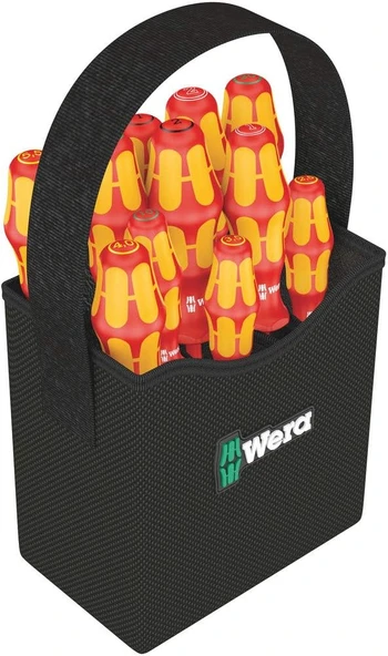Wera Tornavida Seti Tekstil Kılıf Kraftform 2Go 100, 11 Parça, 1 Adet, 05004310001 ürün görseli 1