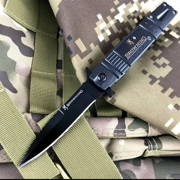 Knivox Browning Kara Mamba Kamp Çakısı ürün görseli 1