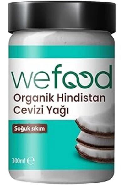 ASİTAN Wefood Organik Hindistan Ceviz Yağı - 300 Ml ürün görseli 1