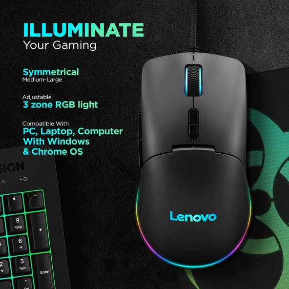 Lenovo M210 Rgb Gaming Mouse - Resim 2