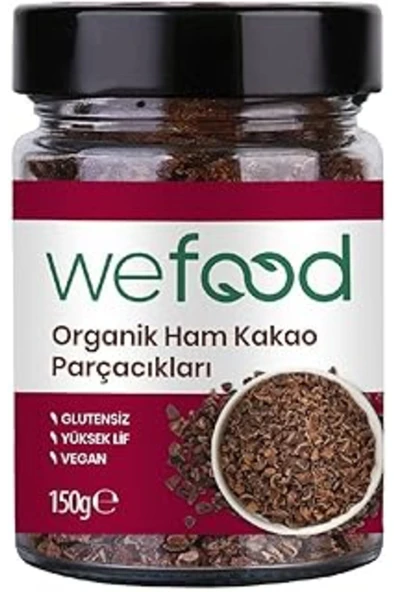NETWORK ART Wefood Orgaik Ham Kakao Parçacıkları 150 Gr (Kakao Ibs) 8681749104246 ürün görseli 1