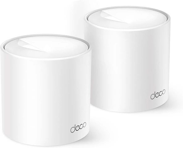 Tp-Link Deco X10 3-Pack , Ax1500 Mbps, 520 M²'Ye Kadar Kapsama Alanı, 120 Cihaza Kadar Bağlantı, Gig ürün görseli 1