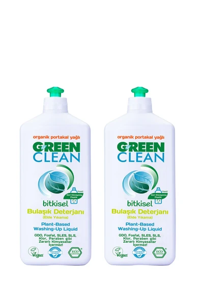 Green Clean Bulaşık Deterjanı 730 ml 2'li Set ürün görseli 1