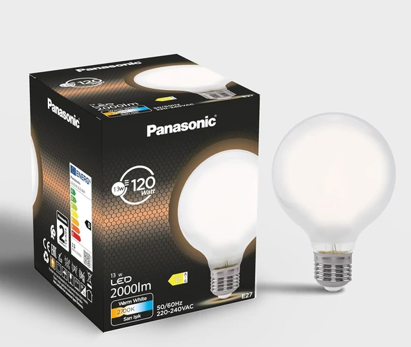 Panasonic Filament Ampul E27 13W 2000Lm 2700K Milky ürün görseli 1