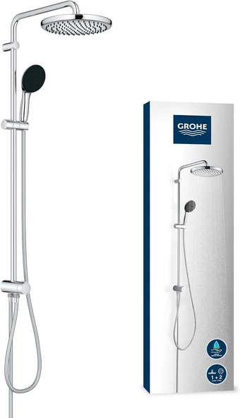 Grohe Vitalio Start 250 Yön Değiştiricili Duş Sistemi, 920Mm Duvar Dışı Bağlantılı, 2 Akışlı Yuvarla ürün görseli 1