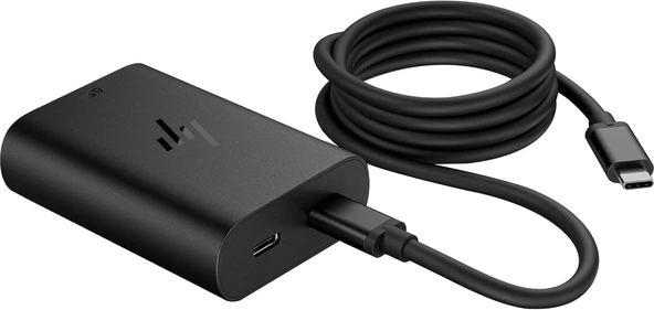 Hp 65 W Gan Usb-C Dizüstü Bilgisayar Şarj Cihazı | 2 X Usb-C Bağlantısı | 75 X 53 X 22 Mm (G X D X Y ürün görseli 1
