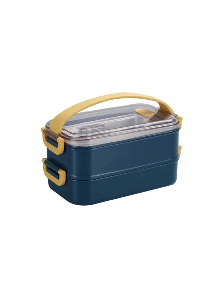 Vagonlife Paslanmaz Çelik Beslenme Kutusu Lunch Box 1400 Ml Xc-363 (Karışık Renk 1 Adet) ürün görseli 1
