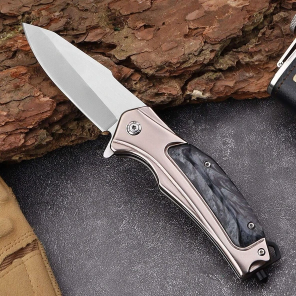 Knivox Browning United Sedef Kabze Kamp Çakısı ürün görseli 1