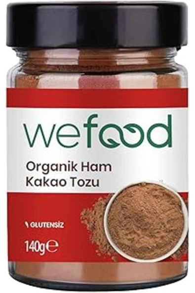 Mu Art Ahşap Wefood Organik Ham Kakao Tozu 140 Gr. 8681749104291 ürün görseli 1