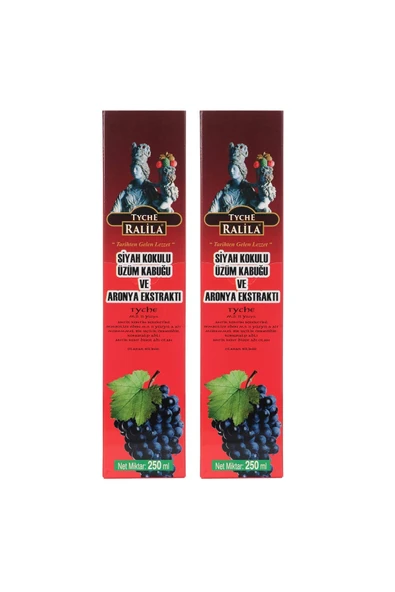 RALİLA Siyah Üzüm Kabuğu - Aronya Ekstraktı 250 Ml X 2 Adet ürün görseli 1