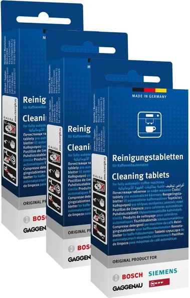 Bosch 3 X 10 Temizleme Tableti Siemens Temizleme Tabletleri Kahve Makinesi 310575 00310575 311769 00 ürün görseli 1