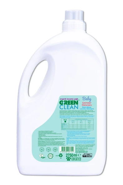 Green Clean Baby Bitkisel Çamaşır Deterjanı 2750ml - Resim 2