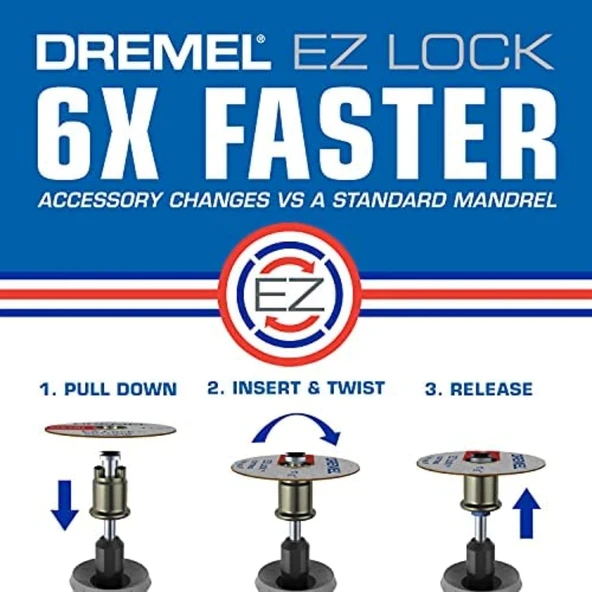 Dremel 12-Pack Metal Cutoff Wheels -Ez456B - Resim 4