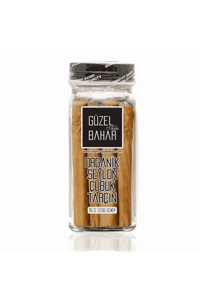 Güzel Gıda - Organik Seylon Çubuk Tarçın 16gr ürün görseli 1
