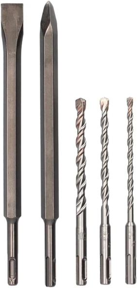 Metabo Sds-Plus Matkap - Keski Seti 5 Parça - Resim 2