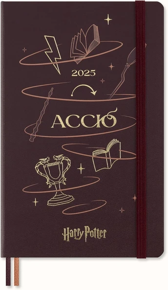 Moleskine Daily Planner Wizarding World Harry Potter Spells Koleksiyonu Accio, 12 Aylık Çizgili Günl ürün görseli 1