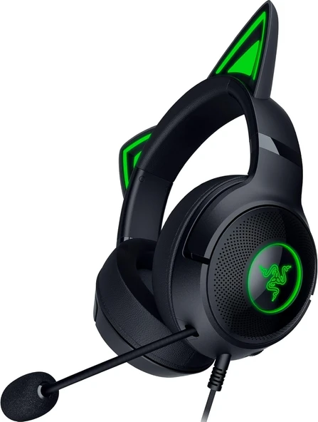 Razer Kraken Kitty V2 - Kablolu Rgb Kulaklık Kedi Kulaklı (Reaktif Akış Aydınlatması, Razer Hypercle ürün görseli 1
