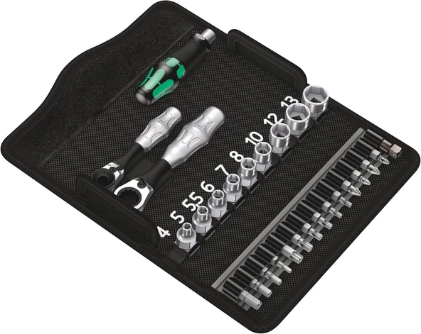 Wera 05135918001 Kraftform Kompakt Zyklop Mini 2, 27 Parça, Tek Boy ürün görseli 1