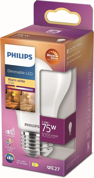 Philips Led Classic 75W A60 E27 Fr Wgd90 Srt4 ürün görseli 1