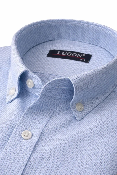 Lugon Klasik Regular Fit Uzun Kol Erkek Gömlek 7611 ürün görseli 1