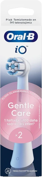 Oral-B Io Gentle Care Beyaz Diş Fırçası Yedek Başlığı 2 Adet ürün görseli 1