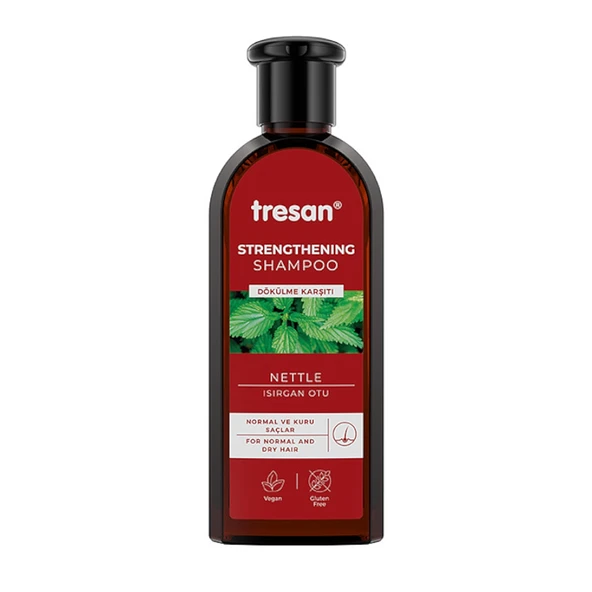 Tresan Strengthening Normal ve Kuru Saçlar İçin Isırgan Otlu Güçlendirici Bakım Şampuanı 300 ml ürün görseli 1