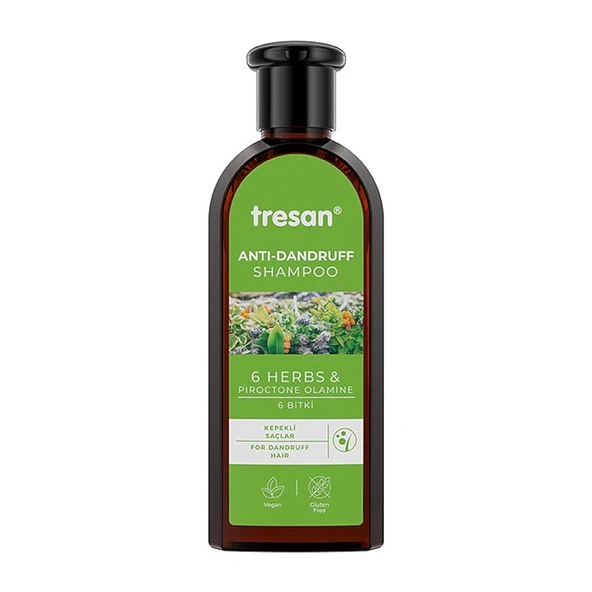 Tresan Anti Dandruff 6 Bitki Kepek Karşıtı Şampuan 300 ml ürün görseli 1