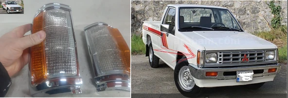 İKİ ADET fiyatıdır MITSUBISHI L200 Mitsubishi L200 Kamyonet pikap Pickup 1987-1998 ÖN SİNYAL LAMBASI SAĞ VE SOL İKİ ADET FİYATIDIR ürün görseli 1