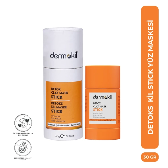 Dermokil Detoks Kil Stick Yüz Maskesi 30 g ürün görseli 1