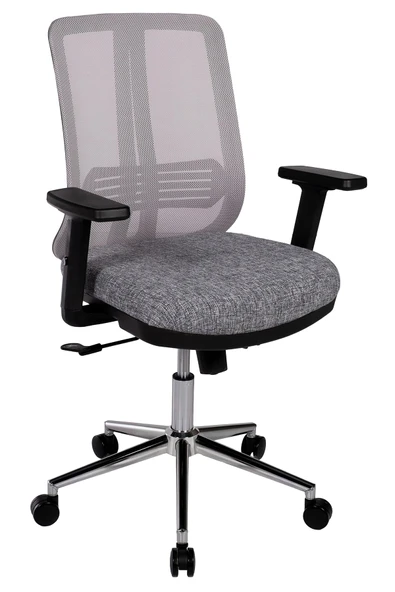 Ofisbazaar UP Fileli Çalışma Koltuğu | Ergonomik Şef ve Toplantı Koltuğu Gri ürün görseli 1