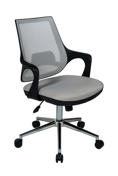 Ofisbazaar Buya Fileli Çalışma Koltuğu | Ergonomik Şef ve Toplantı Koltuğu Gri ürün görseli 1