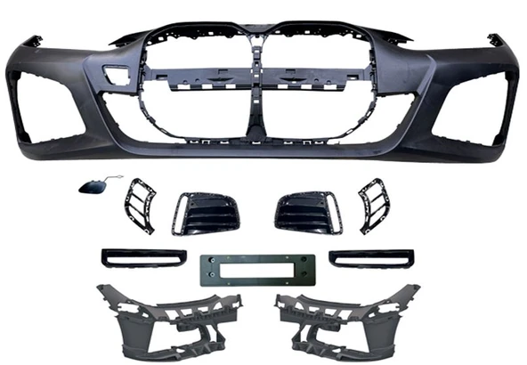 BMW 4 SERİSİ G26 M-TECH UYUMLU ÖN TAMPON KOMPLE 2021+ ürün görseli 1