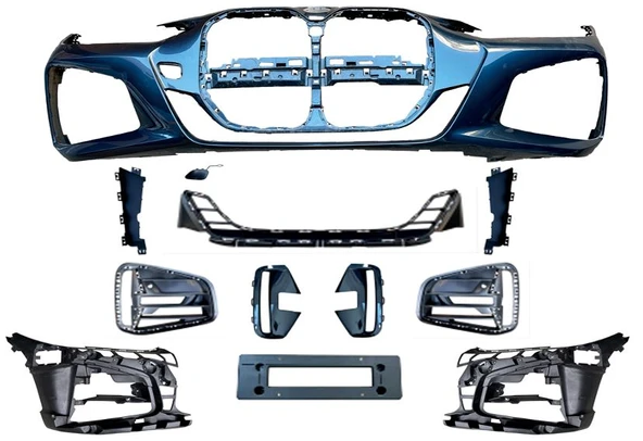 BMW 4 SERİSİ G22 M-TECH UYUMLU ÖN TAMPON KOMPLE 2021+ ürün görseli 1