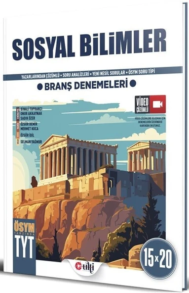 TYT Sosyal Bilgiler 15 x 20 Branş Denemeleri Ulti Yayınları ürün görseli 1