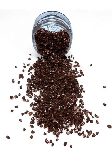stonechem Epoksi Çalışmalarınız İçin Parlak Cam Kırıkları 2-4 mm KAHVERENGİ 100 gr ürün görseli 1