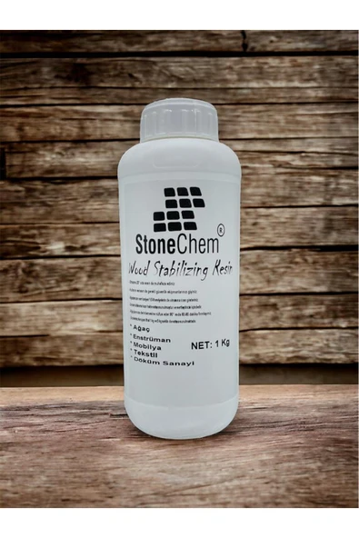 stonechem Ahşap Stabilize Emprenye Reçinesi 1 KG ürün görseli 1
